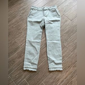 LOFT FRAY HEM GIRLFRIEND CHINO